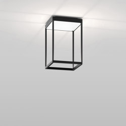 REFLEX² S 300 schwarz | Pyramidenstruktur weiß | Deckenleuchten | serien.lighting