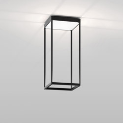 REFLEX² S 450 black | pyramid structure white | Lámparas de techo | serien.lighting