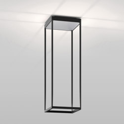 REFLEX² S 600 black | pyramid structure silver | Lámparas de techo | serien.lighting