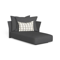 Cliff | Sofa lounge sx backrest fabric | Modular seating elements | Talenti
