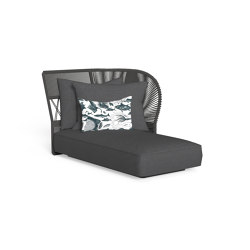 Cliff Dèco | Sofa lounge sx backrest rope | Modular seating elements | Talenti