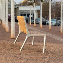 vltau | Park bench with backrest | Chairs | mmcité