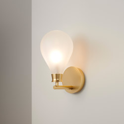 Cintola Wall Light satin gold | Wandleuchten | Tom Kirk Lighting
