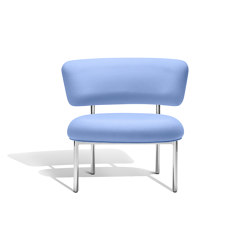 Font bold lounge chair | lavender blue