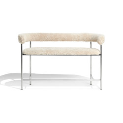 Font light bar sofa | oyster sheepskin | Bar stools | møbel copenhagen