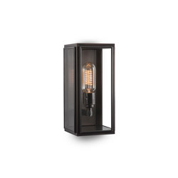 Lantern | Ash Wall Light - Small - Bronze & Clear Glass | Wall lights | J. Adams & Co