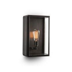 Lantern | Birch Wall Light - Medium - Bronze & Clear Glass | Wall lights | J. Adams & Co