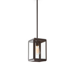 Lantern | Lilac Pendant 1 - Short - Bronze & Clear Glass |  | J. Adams & Co.