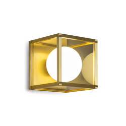 Pearl | Wall Light 1 - Satin Brass | Wall lights | J. Adams & Co.