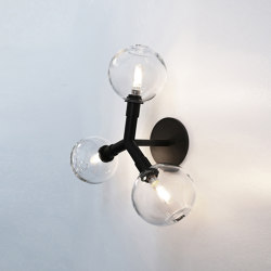 Stem Sconce/Ceiling 3X (4.5 In Glass) | Lampade parete | SkLO