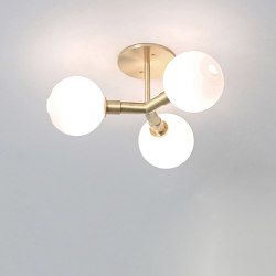 Stem Sconce/Ceiling 3X (4.5 In Glass) | Lampade plafoniere | SkLO