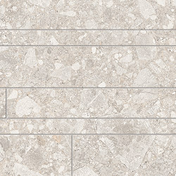 Lombarda Listelli Sfalsati Bianco | Ceramic flooring | EMILGROUP