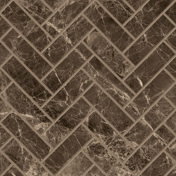 Tele di Marmo Decoro Trama Frappuccino Pollok | Ceramic mosaics | EMILGROUP
