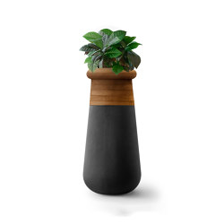 Soma Slim Wood Top | Plant pots | Indigenus