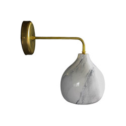 Cooper Small Wall Light Marble | General lighting | Lyngard