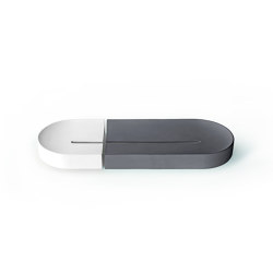 Arc Tray (gris et blanc) | Desk accessories | Caussa
