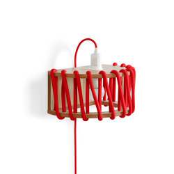 Macaron Wall Lamp, red | Lampade parete | EMKO PLACE
