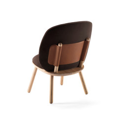 Naïve Low Chair, brown, velour | Armchairs | EMKO PLACE
