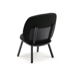 Naïve Low Chair, black, Camira | Sillones | EMKO PLACE