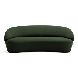 Naïve sofa, three seater, moss green | Sofas | EMKO PLACE
