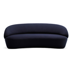 Naïve sofa, three seater, ink blue | Sofas | EMKO PLACE