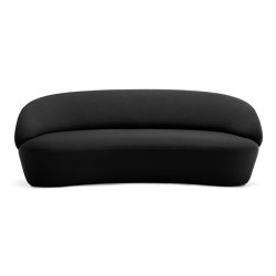 Naïve sofa, three seater, black | Divani | EMKO PLACE
