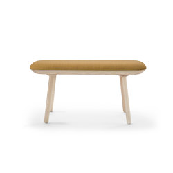 Naïve bench, 100 cm, yellow, Kvadrat | Panche | EMKO PLACE