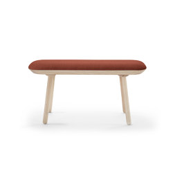 Naïve bench, 100 cm, cognac, Kvadrat | Benches | EMKO PLACE