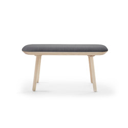 Naïve bench, 100 cm, grey, Kvadrat | Benches | EMKO PLACE