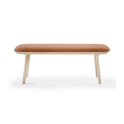 Naïve bench, 140 cm, terracotta, velour | Panche | EMKO PLACE
