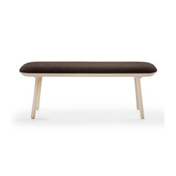 Naïve bench, 140 cm, brown, velour | Bancos | EMKO PLACE