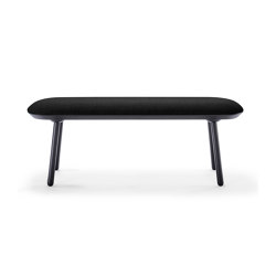 Naïve bench, 140 cm, black, Kvadrat | Panche | EMKO PLACE