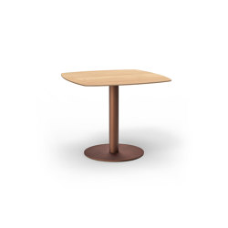 Flamingo indoor Dining table stand with elliptical top | Dining tables | Expormim