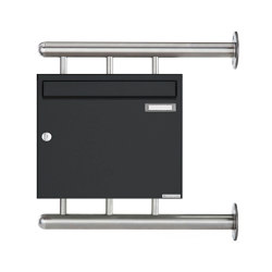 Basic | Briefkasten BASIC 810 W zur seitlichen Wandmontage - RAL 7016 Anthrazitgrau 100mm Tiefe | Mailboxes | Briefkasten Manufaktur