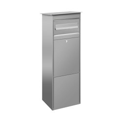 Basic | Edelstahl Standbriefkasten Paketbriefkasten freistehend BASIC 862 | Mailboxes | Briefkasten Manufaktur
