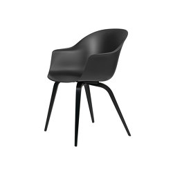 Bat Dining Chair - Un-Upholstered- Wood base | with armrests | GUBI