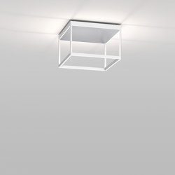 REFLEX² M 200 weiß | Pyramidenstruktur silber | Deckenleuchten | serien.lighting