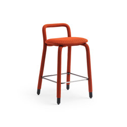 Pippi stool | Seat upholstered | Midj