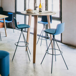 LTS System table wooden legs | Standing tables | ENEA
