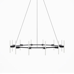 Black Round Chandelier | Suspended lights | Beem Lamps