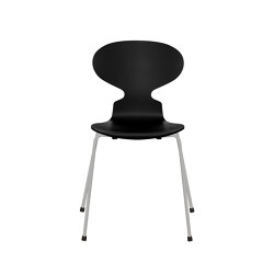 Ant™ | Chair | 3101 | Black lacquered | Nine grey base | Sillas | Fritz Hansen