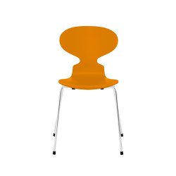Ant™ | Chair | 3101 | Burnt Yellow lacquered  | Chrome base | Sillas | Fritz Hansen