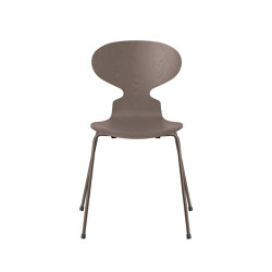Ant™ | Chair | 3101 | Deep clay coloured ash | Brown bronze base | Stühle | Fritz Hansen
