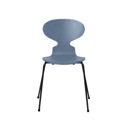 Ant™ | Chair | 3101 | Dusk blue coloured ash | Black base | Chaises | Fritz Hansen