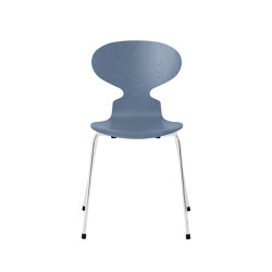 Ant™ | Chair | 3101 | Dusk blue coloured ash | Chrome base | Chairs | Fritz Hansen