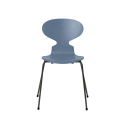 Ant™ | Chair | 3101 | Dusk blue coloured ash | Warm graphite base | Chairs | Fritz Hansen