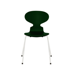 Ant™ | Chair | 3101 | Evergreen  lacquered | White base | Sillas | Fritz Hansen