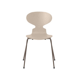 Ant™ | Chair | 3101 | Light beige coloured ash | Brown bronze base | Sedie | Fritz Hansen