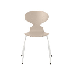 Ant™ | Chair | 3101 | Light beige coloured ash | White base | Sedie | Fritz Hansen