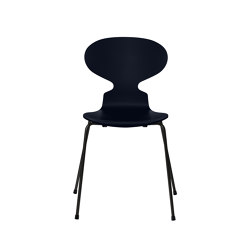 Ant™ | Chair | 3101 | Midnight blue lacquered | Black base | Chairs | Fritz Hansen